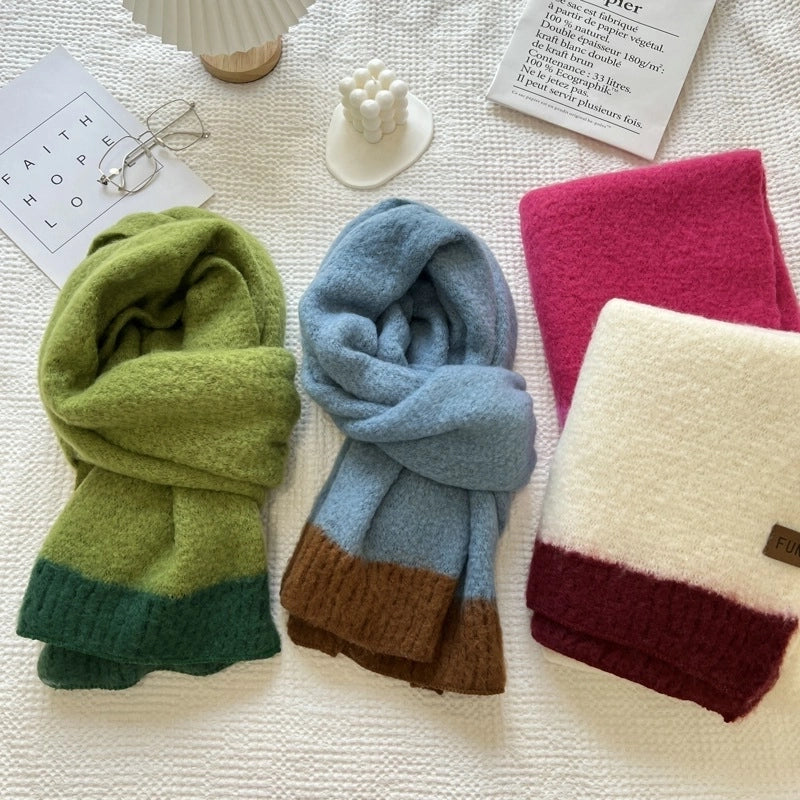 Women's Minimalist Classic Style Solid Color Polyester Scarf