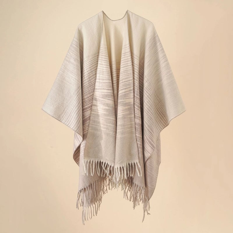 Spring And Autumn New Fashion Shawl Women's Cashmere Shawl Cape Gradient Tassel Warm Fashion Shawl