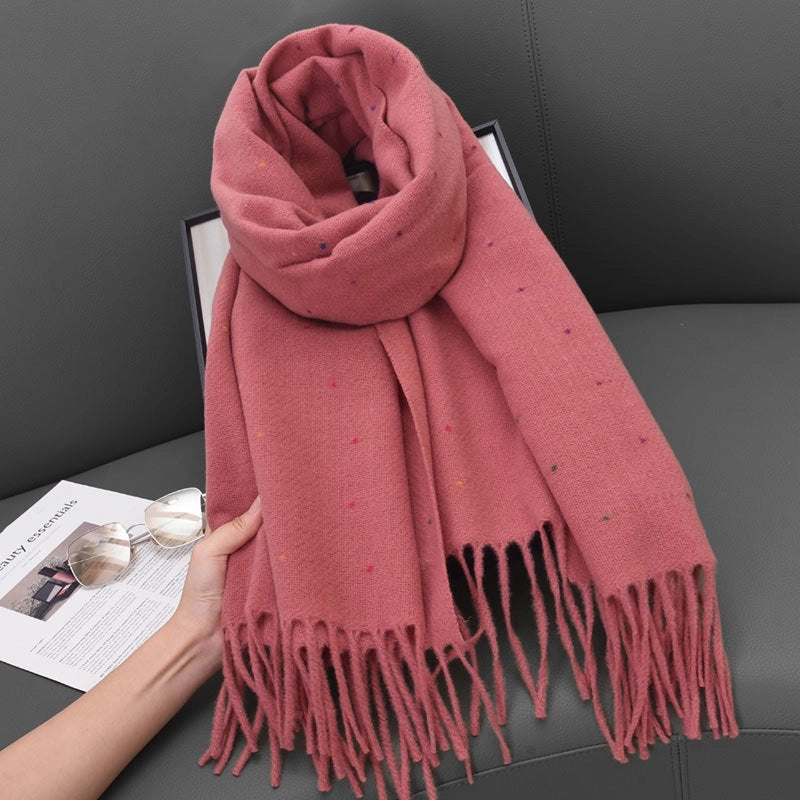 Women's Basic Solid Color Polyester Scarf