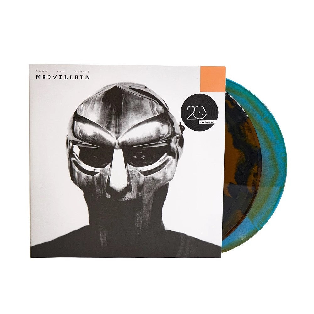 Stones Throw - Madvillain (MF DOOM & Madlib) Madvillainy 20 Years  Exclusive Limited Edition Brown / Black Swirl Brown / Blue Swirl Colored Vinyl 2LP