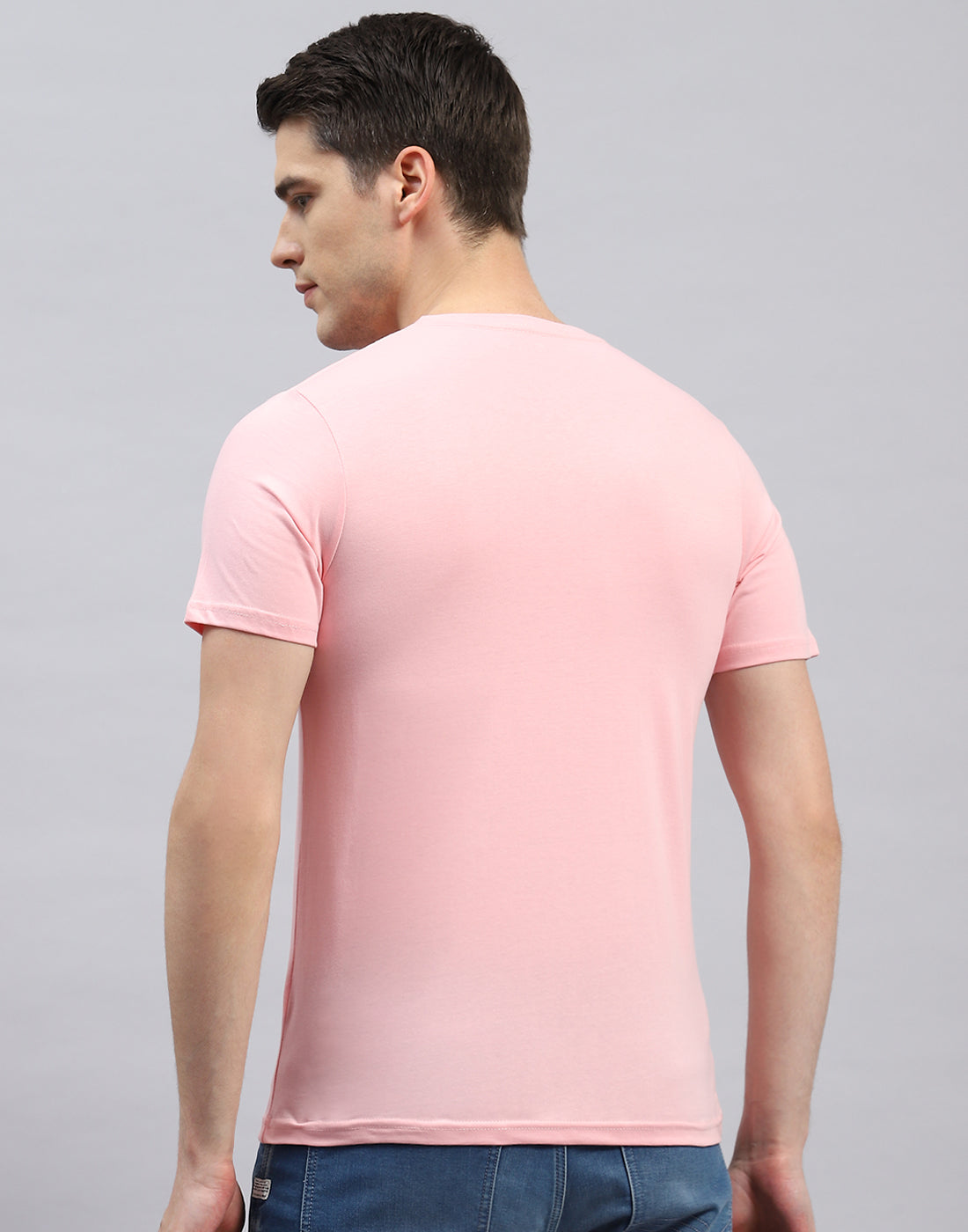 Men Green. Blue & Pink Solid Round Neck Half Sleeve T-Shirt (Pack of 3)