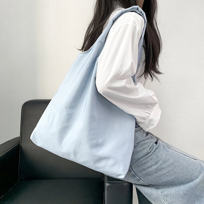 Women's Canvas Printing Classic Style Square Open Canvas Bag