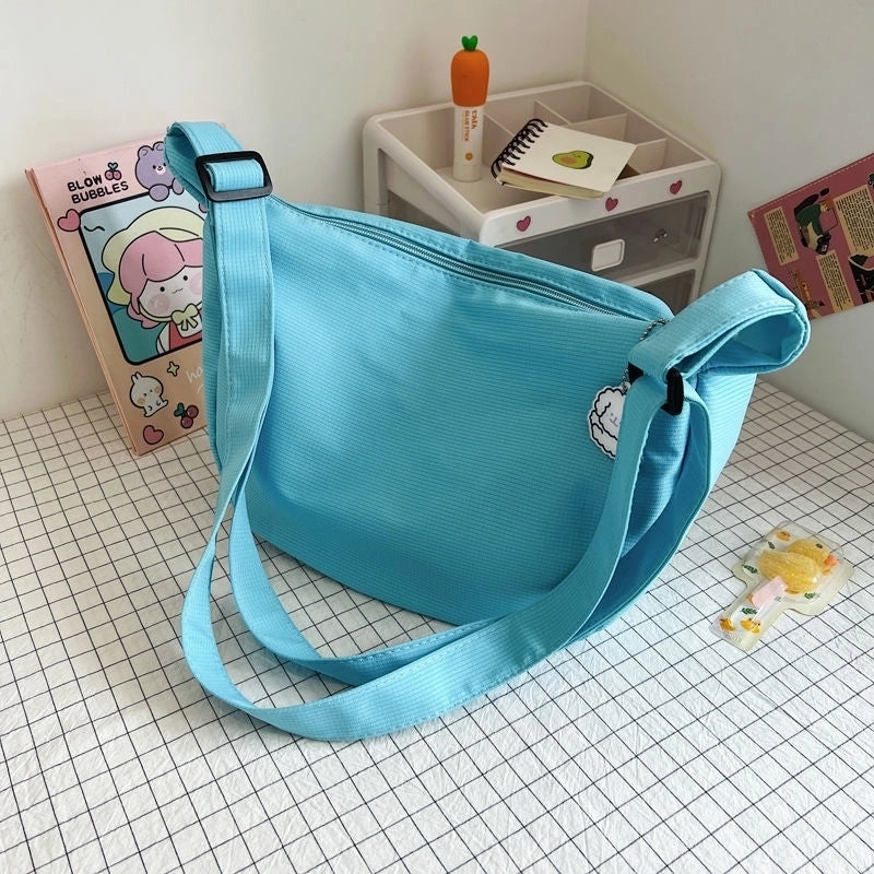 Women's Mini Pu Leather Solid Color Classic Style Square Open Shoulder Bag