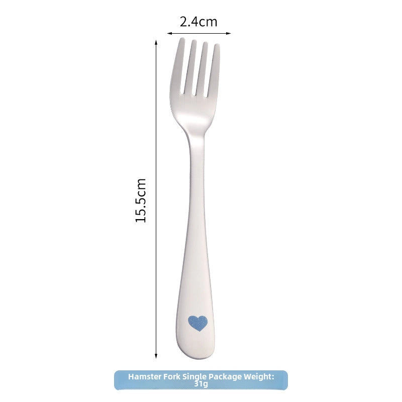 304 Stainless Steel Cartoon Spoon Food Supplement Spoon Baby Cute Spoon Baby Learning To Eat And Feed Spoon Children Spoon