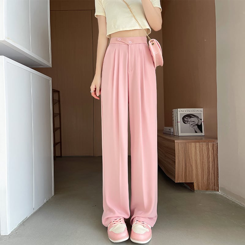 Woman's Casual Full-Length Loose Pants