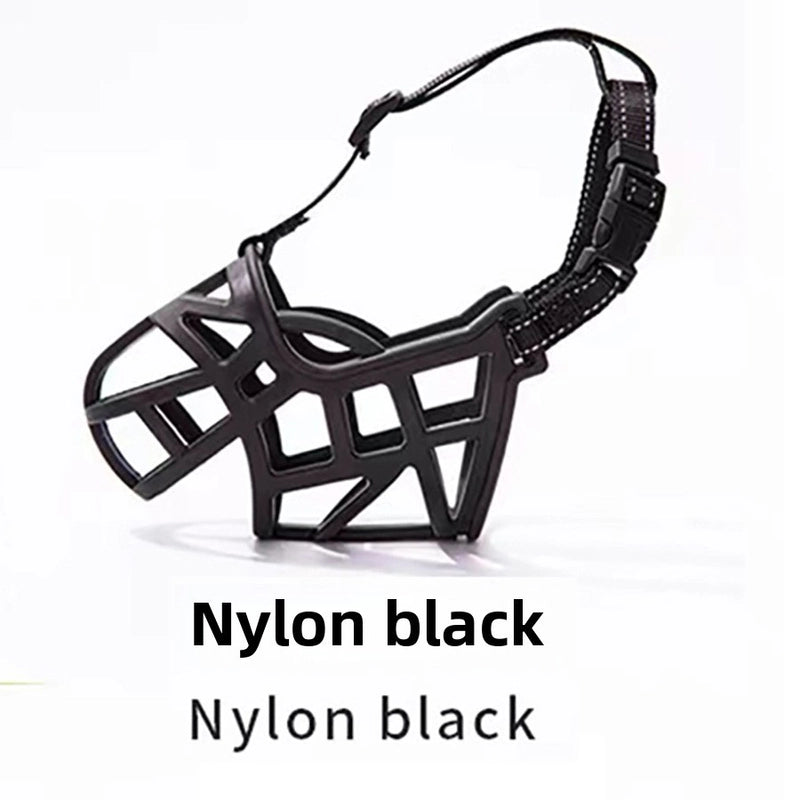 Adjustable Third Generation Reflective Dog Muzzle Anti-bite Anti-bark Anti-eat Large Medium Small Dog Mouth Cover Pet Supplies