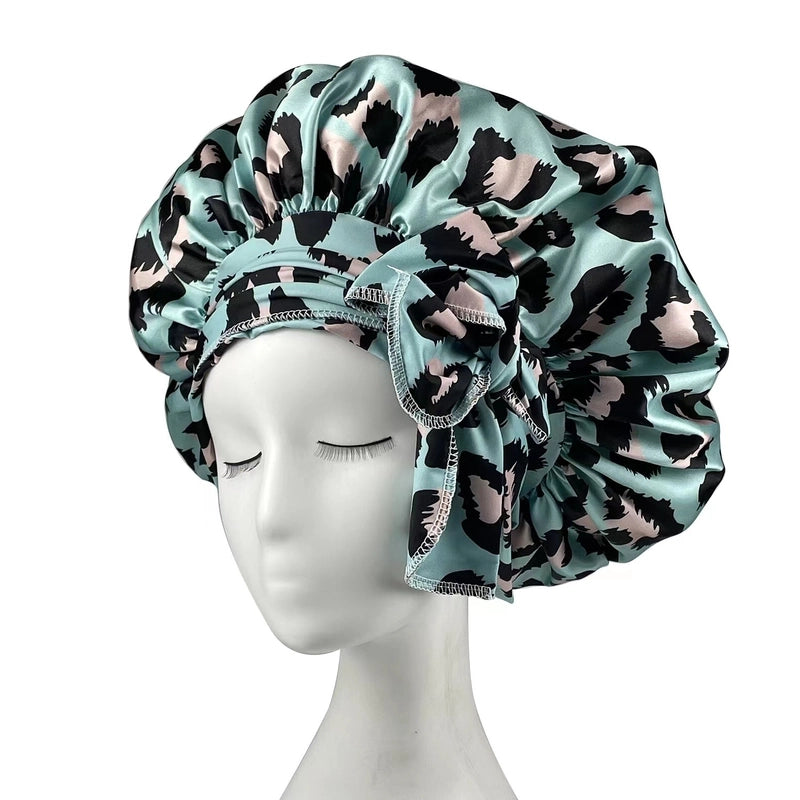 Women's Vintage Style Classic Style Leopard Eaveless Nightcap
