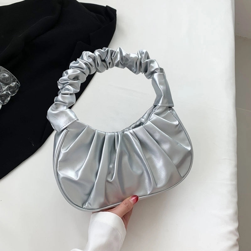 Women's Small All Seasons Pu Leather Fashion Cloud Shape Bag