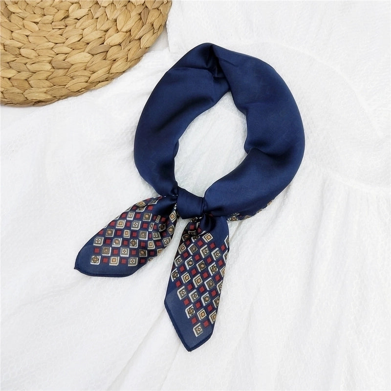 70 Small Square Scarf Silk Scarf Women Summer Neck Scarf Neck Protector Thin Scarf