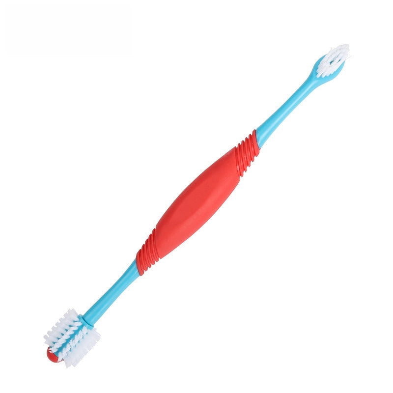 Pet Supplies Pet Toothbrush Double-headed Dog Toothbrush Cat Toothbrush Dog Toothbrush For Pet Oral Cleaning