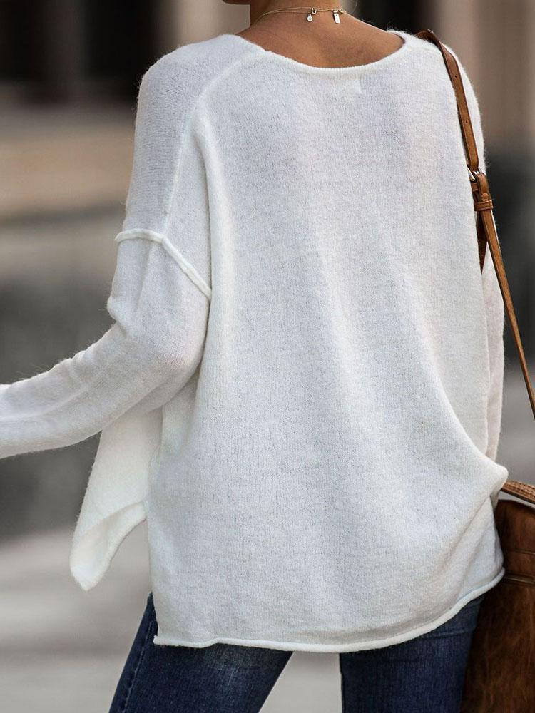 Loose Irregular Soft Sweater