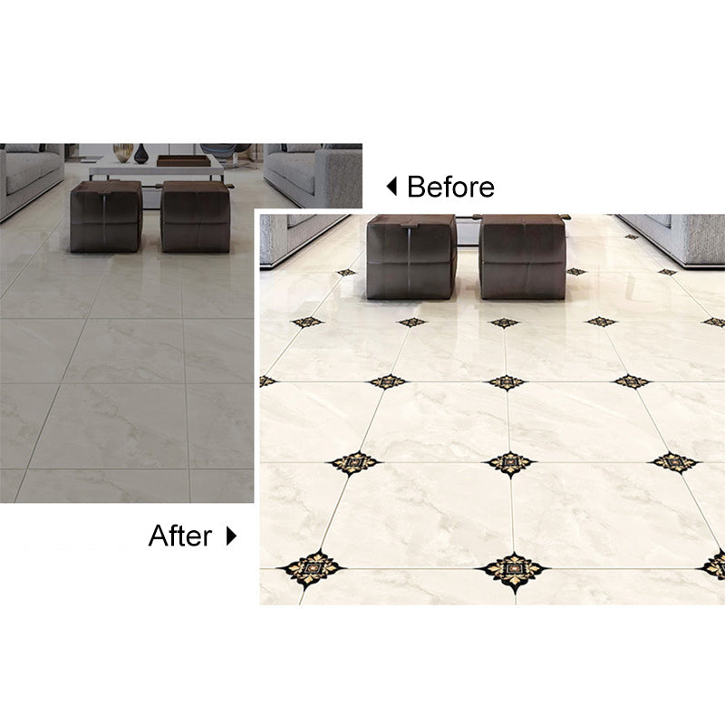 Homesup™Self Adhesive Diagonal Tile Floor Stickers