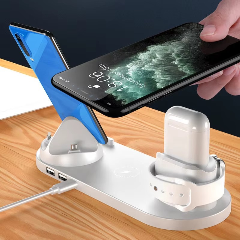Hot Selling Best Sellers Best Selling Products Fast 3 IWatch Phone 6 in 1 Wireless Charger