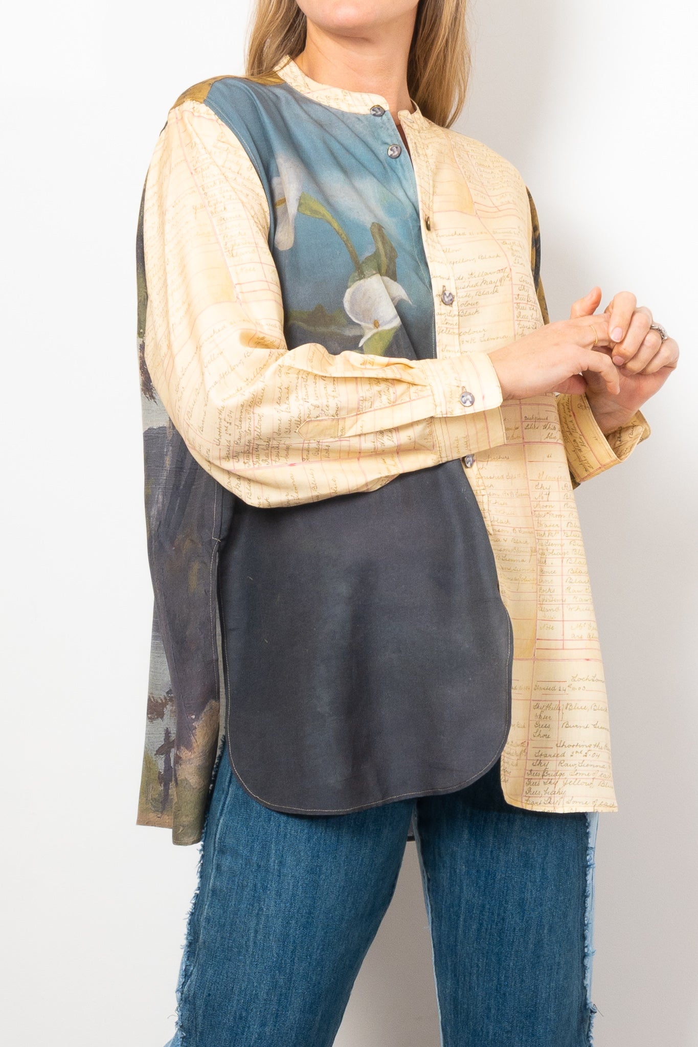 Circular by Maud Alice Dainty Artworks Silk Shirt