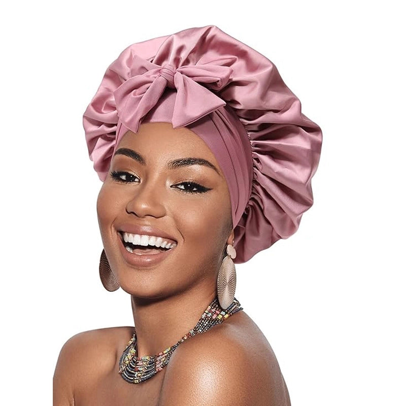 2 Pieces Women's Solid Color Solid Color Eaveless Hair Cap