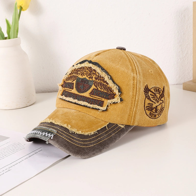 Unisex Vintage Style Classic Style Letter Embroidery Curved Eaves Baseball Cap