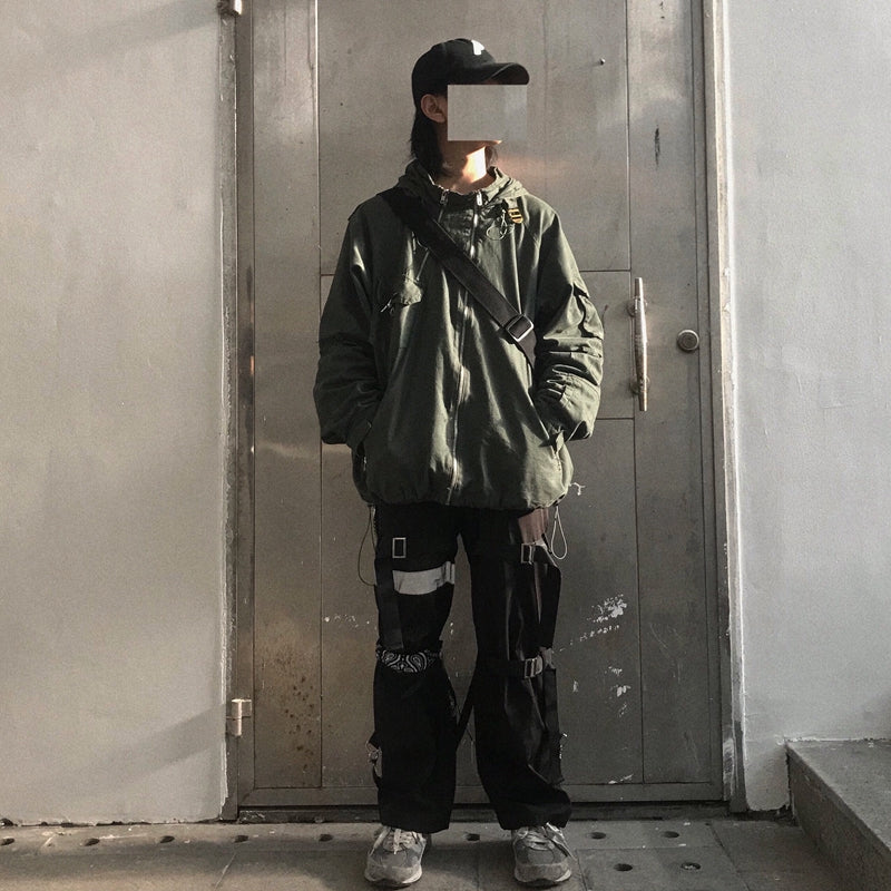 Harajuku Reflective Casual Pants KF7005