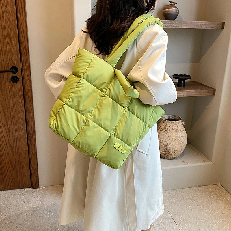 Women's All Seasons Oxford Cloth Solid Color Elegant Vacation Streetwear Sewing Thread Square Zipper Shoulder Bag