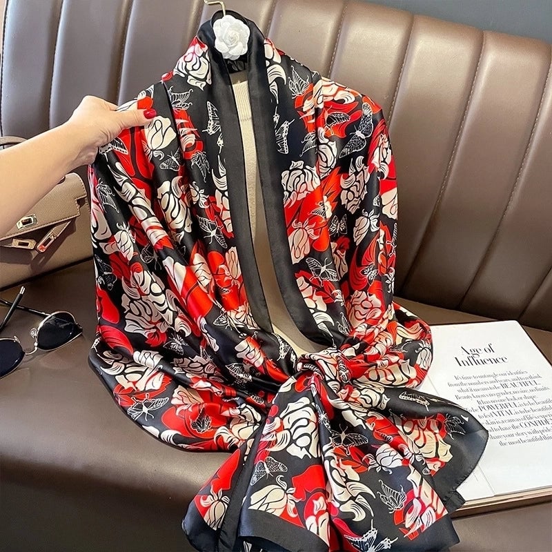 Fashion Silk Scarf (707 Main Color) Nhcj0164-707 Main Color