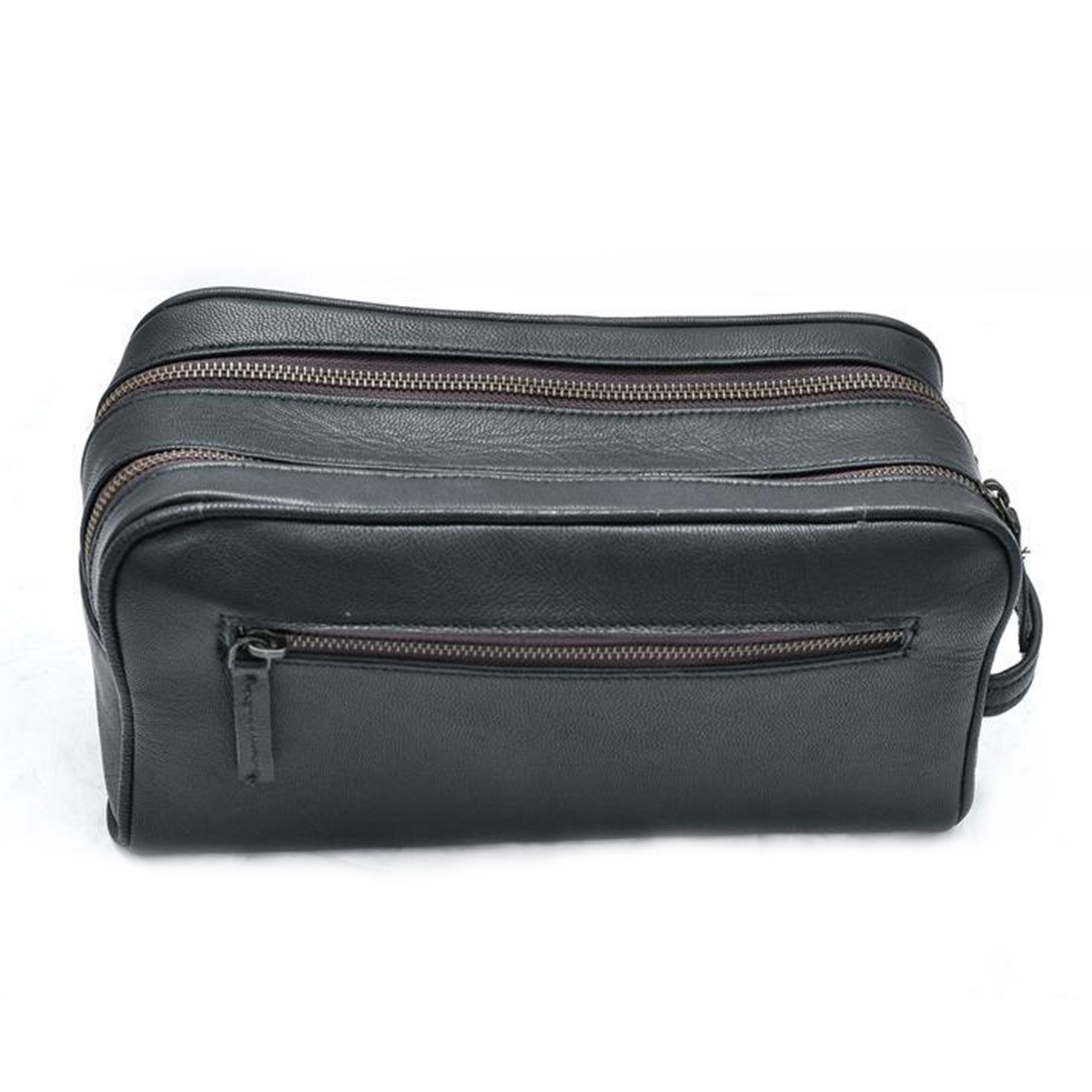 Twin Section Toiletry- Black
