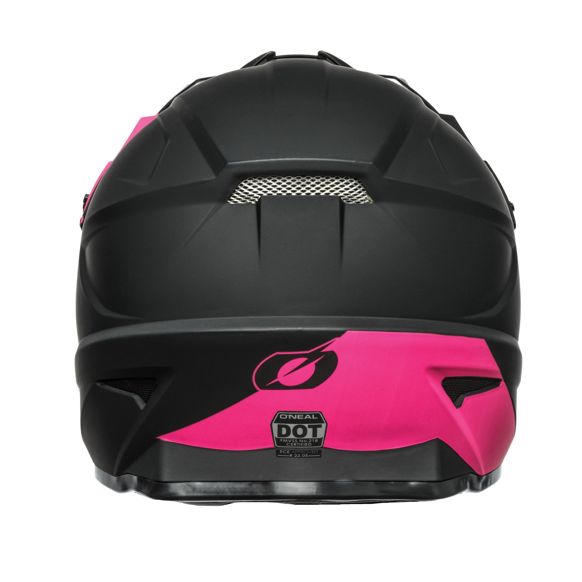 1 SRS Solid Helmet Black/Pink