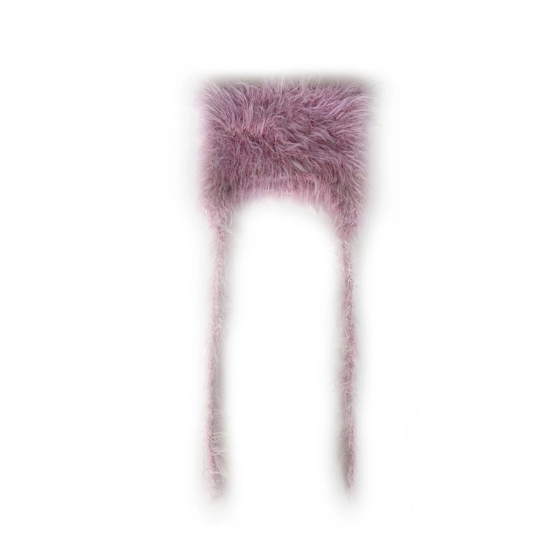 Women's Minimalist Solid Color Eaveless Wool Cap