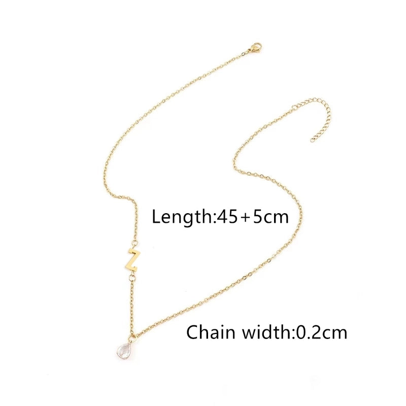 Casual Classic Style Letter 201 Stainless Steel 304 Stainless Steel Pendant Necklace