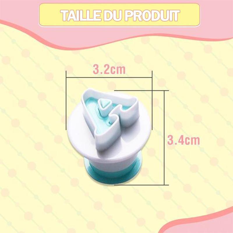 Coupe-plongeur à fondant alphabet