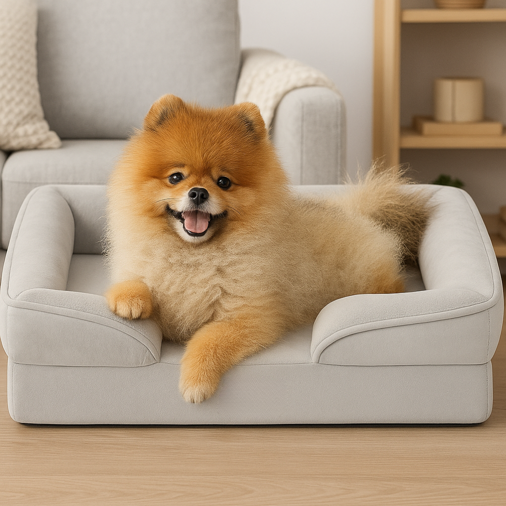 Waterproof Dog Sofa Bed With Removable Washable Cover