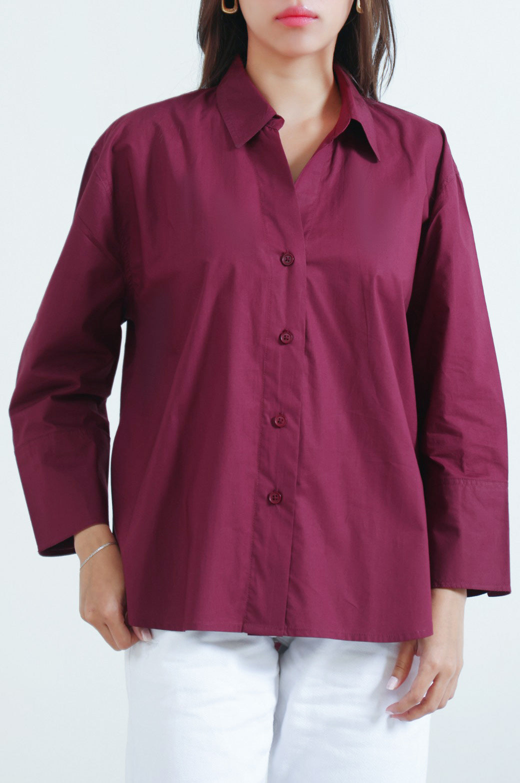 BASIC POPLIN SHIRT