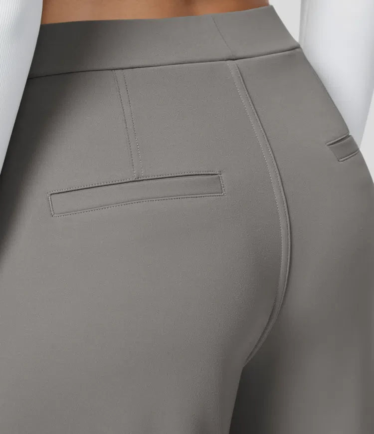 Quinn | High Waist Trousers with Side Pockets