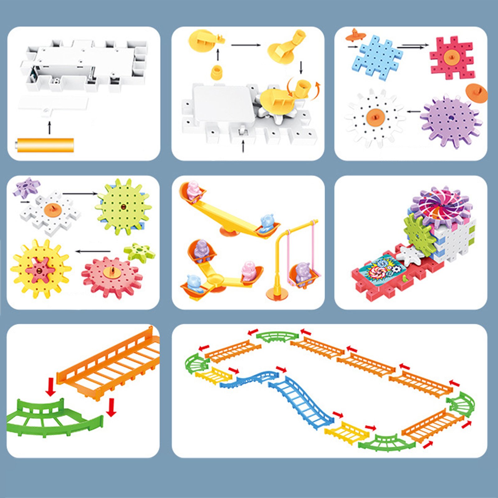 Montessori™Electric Gear Building Blocks