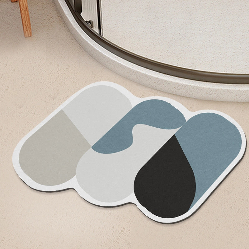 Cute Geometric Diatom Ooze Carpet Bathing