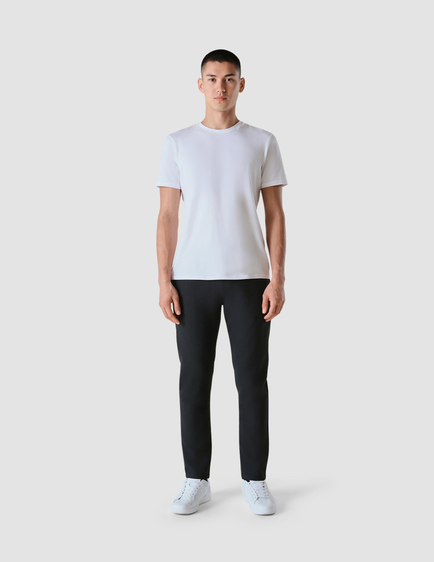 Heavy Edition Pants Slim Black Melange