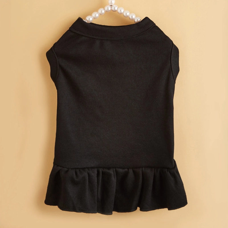 Cute Polyester Solid Color Pet Clothing