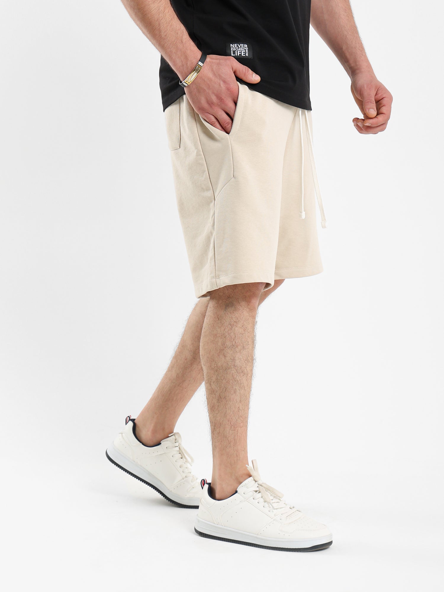 Basic Melton Shorts Regular Fit