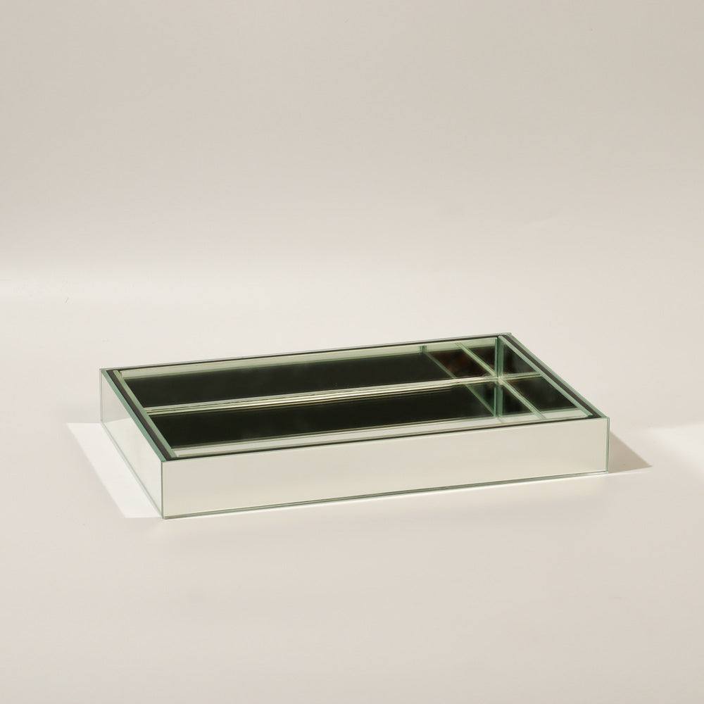 Mirror Valet Tray Medium - Silver