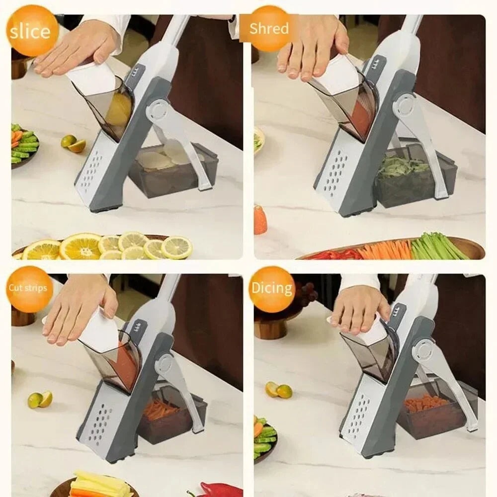 5-in-1 Manual Vegetable Chopper