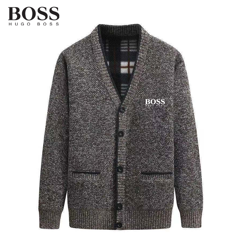 BOSS Men-s Luxury Wool Cardigan