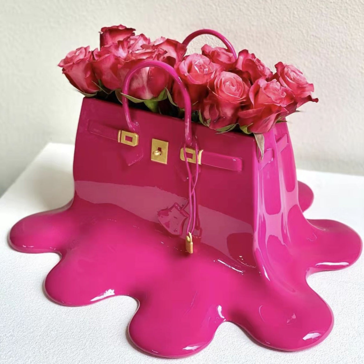 So Fancy Bag Vase Sculpture