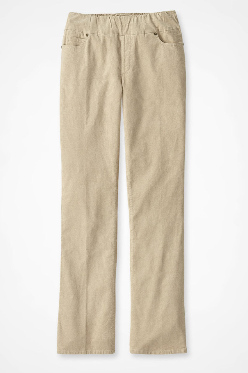 Pull-On Bootcut Stretch Corduroys