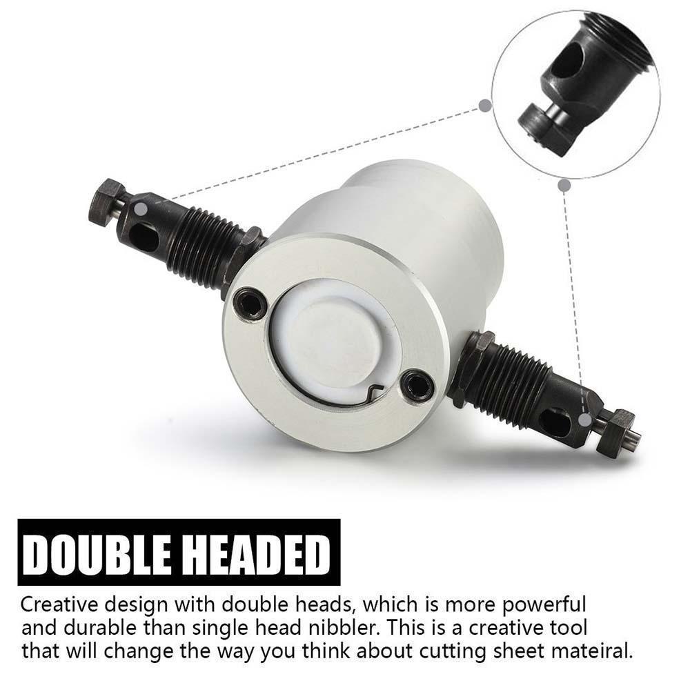 Double-Headed Handheld Metal Nibbler Cutter