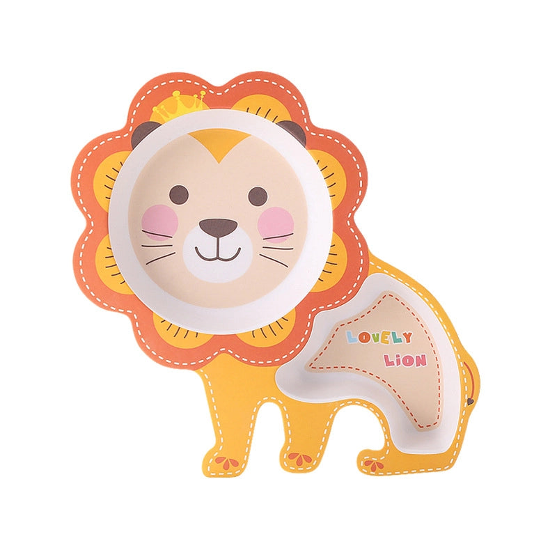 Cute Cartoon Baby Eco-friendly Divider Plate