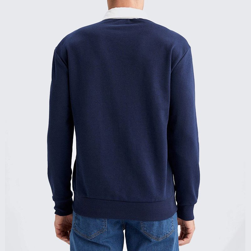 🔥Hot Sales - 49% OFF🎉Men's Casual Cotton Long Sleeve Lapel Sweatshirt