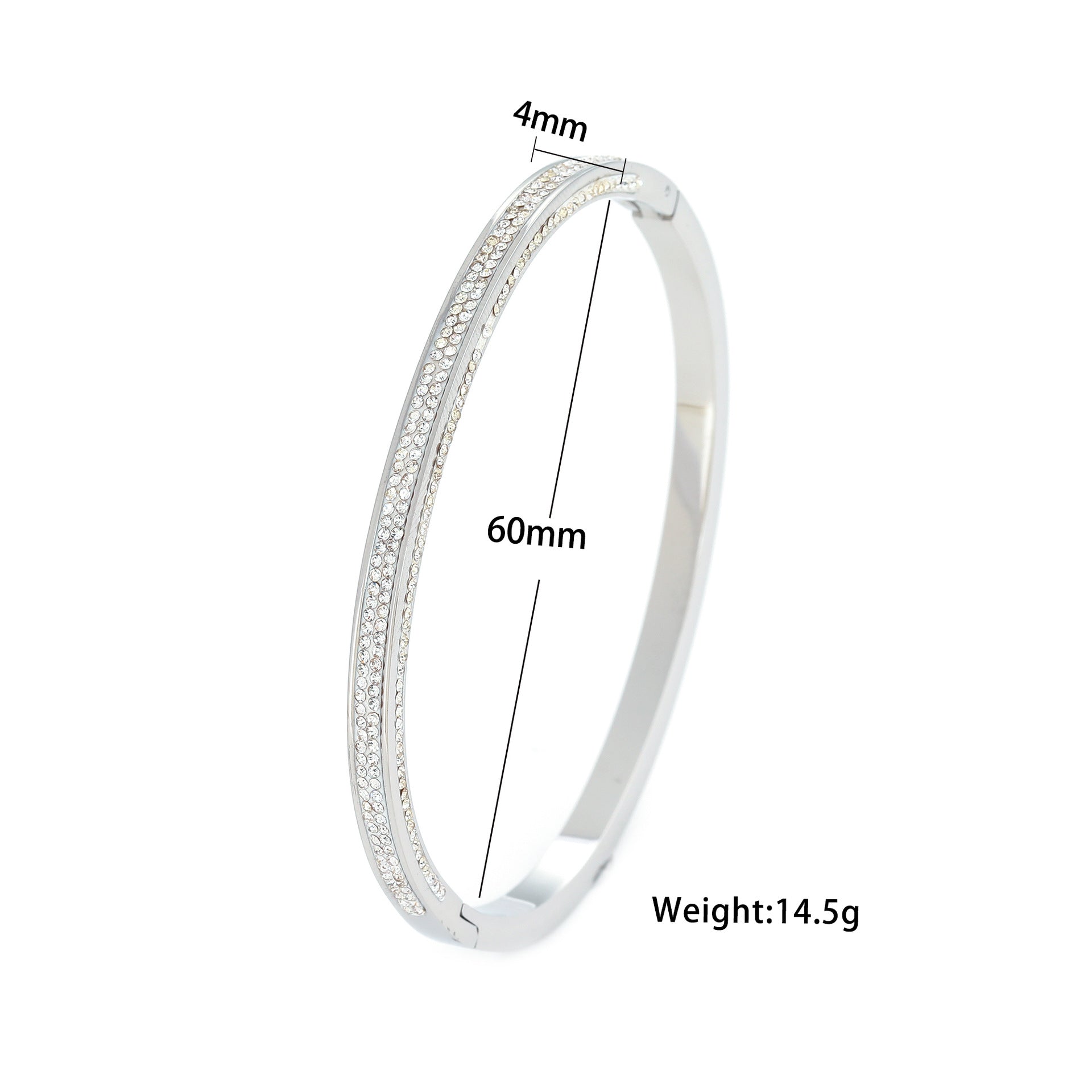 Titanium Steel 18K Gold Plated Bangles