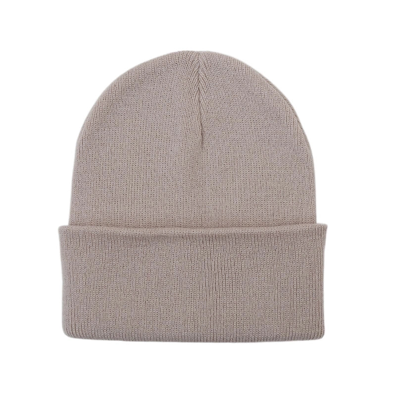 Hat Women's Autumn And Winter Korean Style Solid Color Wool Hat Trendy Japanese Style Warm Knitted Hat Outdoor Wool Hat