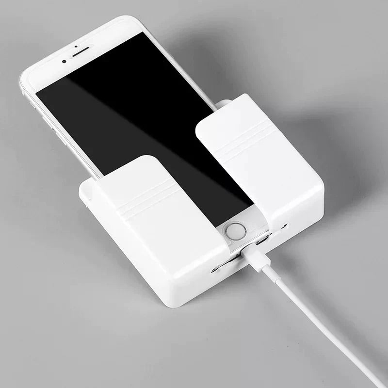 Pack Of Two Mobile Charging Holder Wall Mounted