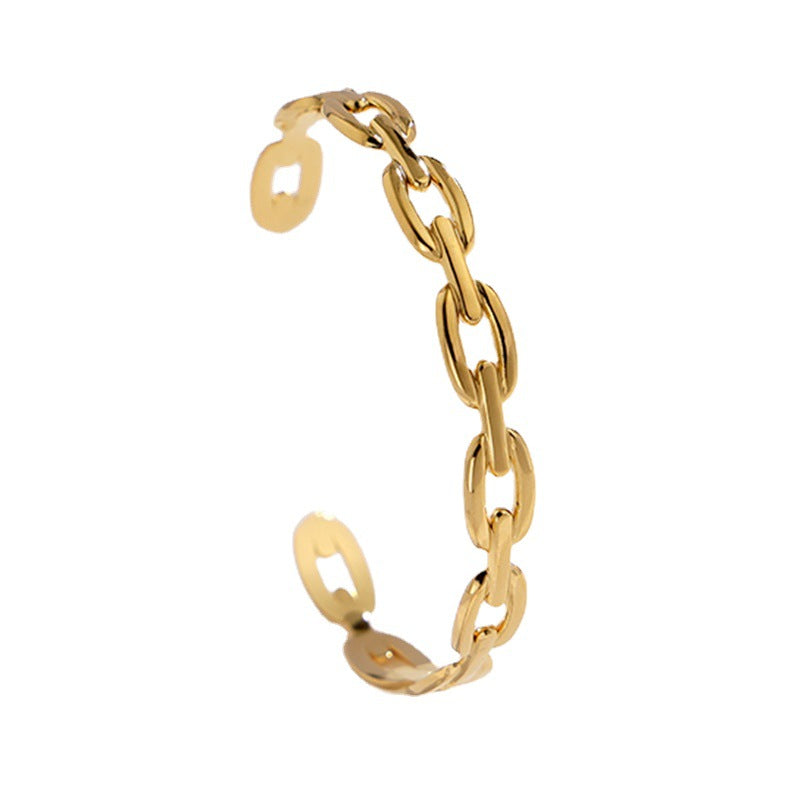 Chain Stainless Steel Electroplating Bangles