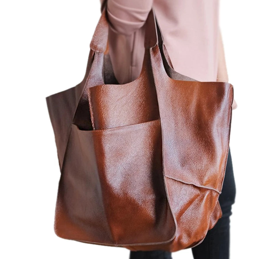 🔥Cyber Monday Hot Sell🎄 New Ladies Huge Oversized Leather Tote Bag