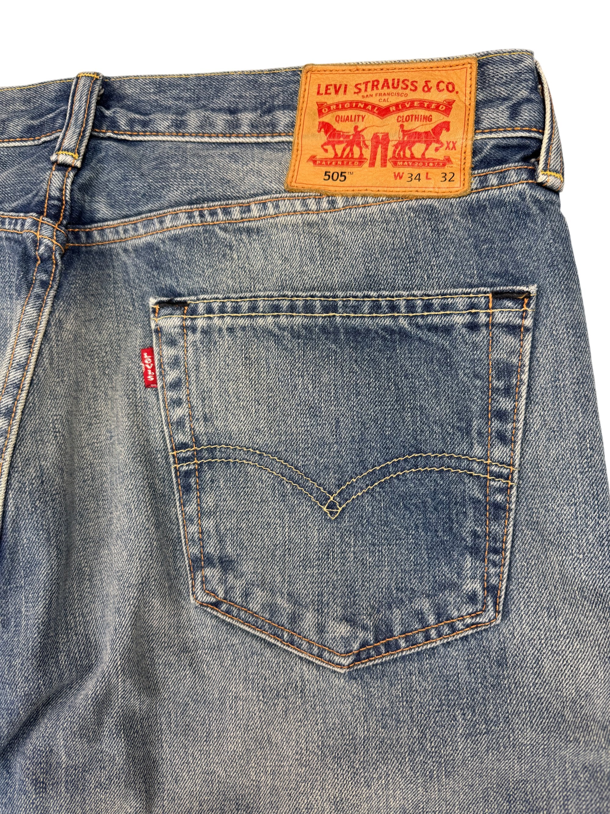 Levi's Strauss Distressed Denim Jeans